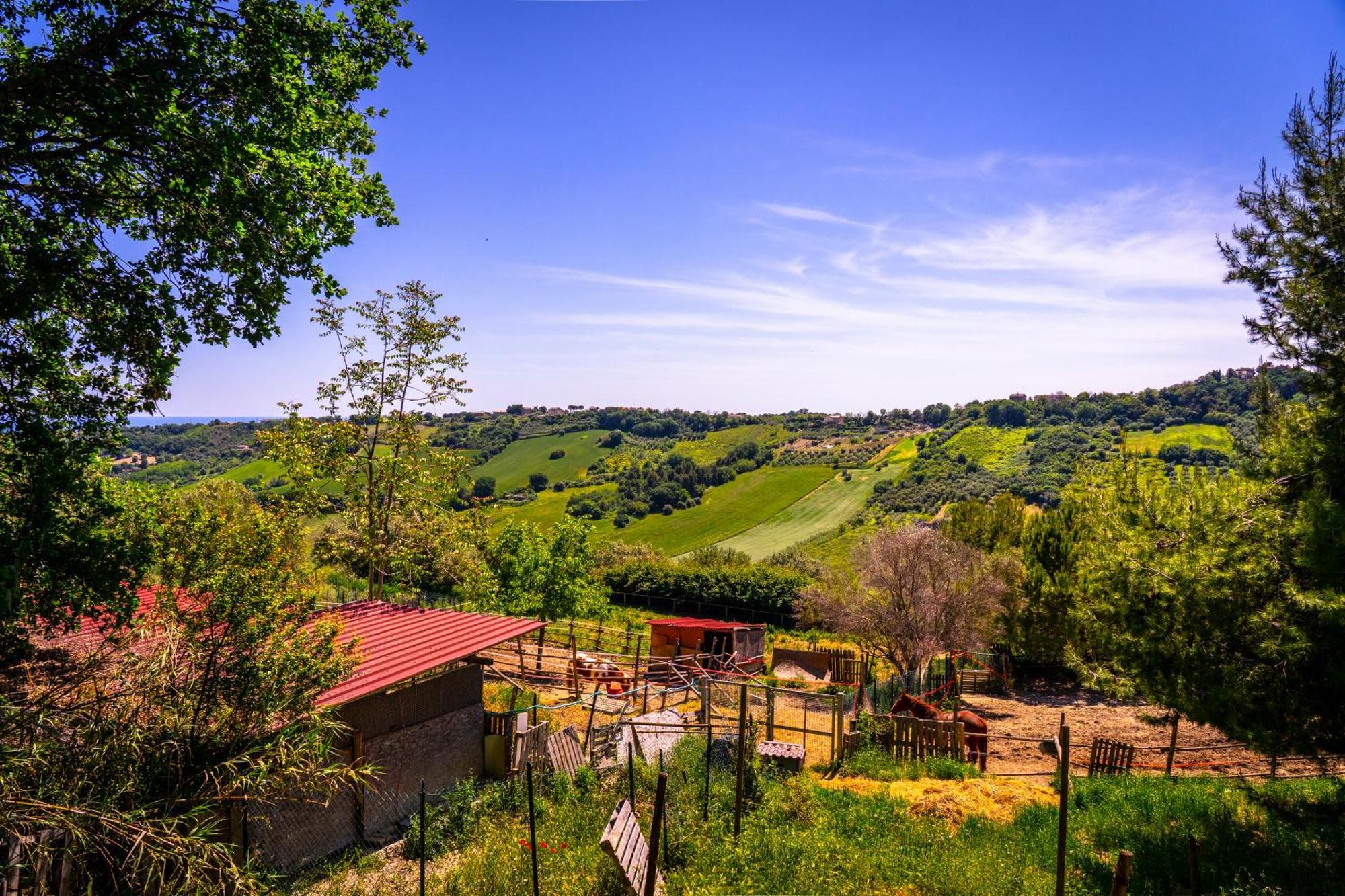 Casa Jo - Country Home With Sea View And 3 Private Ensuite Rooms Lapedona Luaran gambar